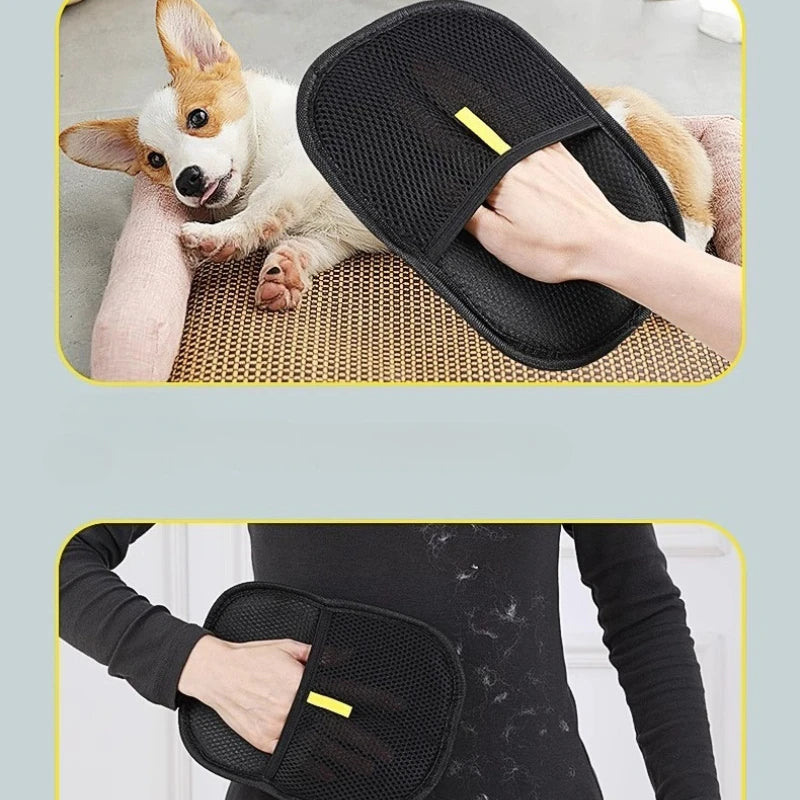 Pet Hair Remover Glove – Easy Grooming & De-Shedding for Dogs & Cats