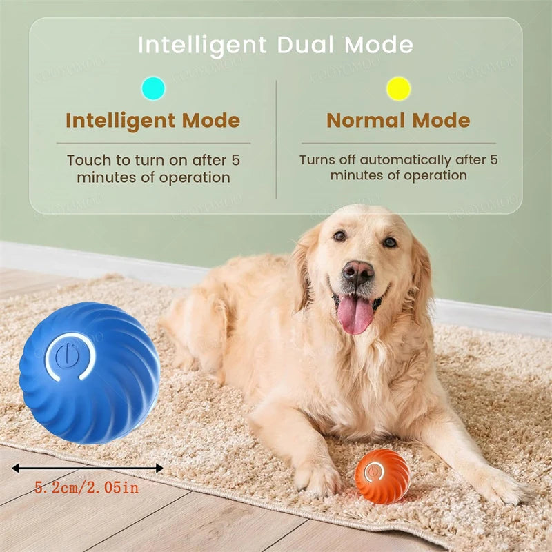 Smart Dog Toy Ball – Interactive, Rechargeable & Fun for Pets