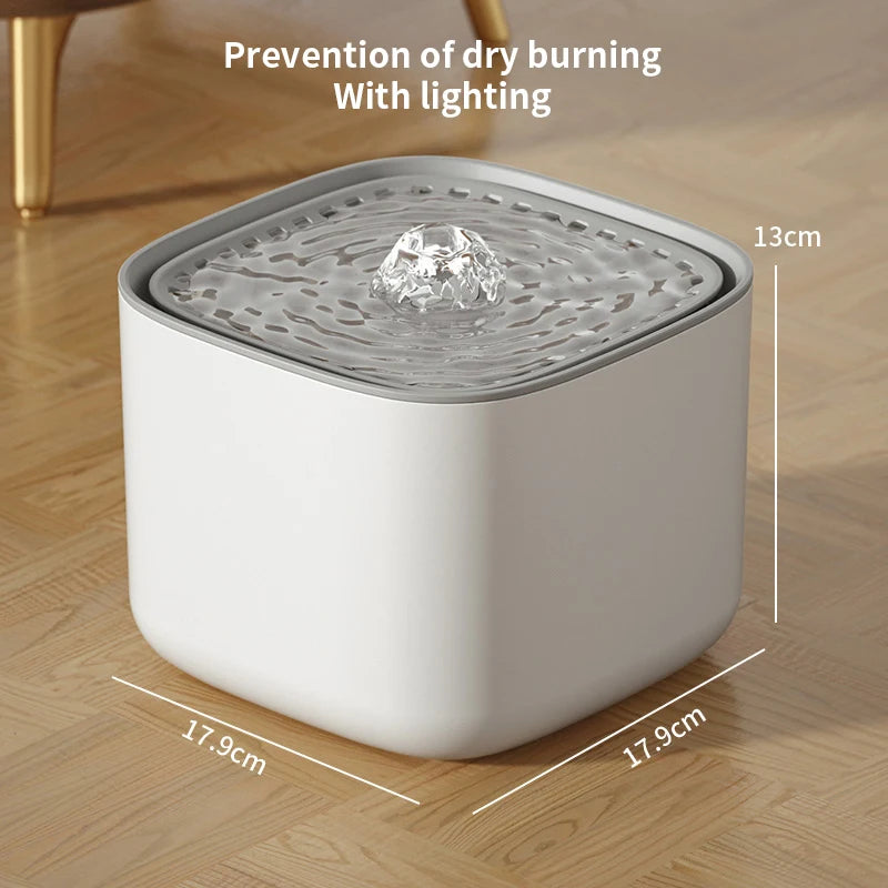 Cat Water Fountain – 3L Automatic Filtered Drinking Fountain