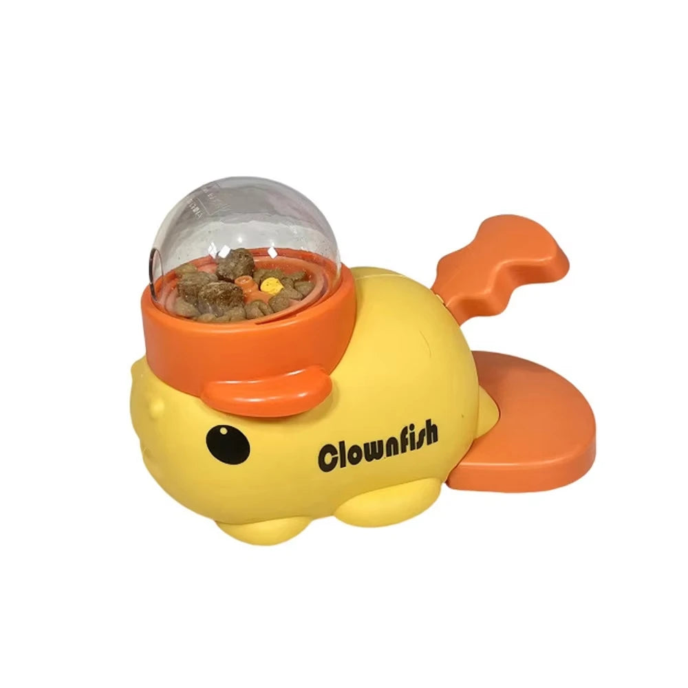 Interactive Dog Toy & Food Dispenser – 2-in-1 Duck Design