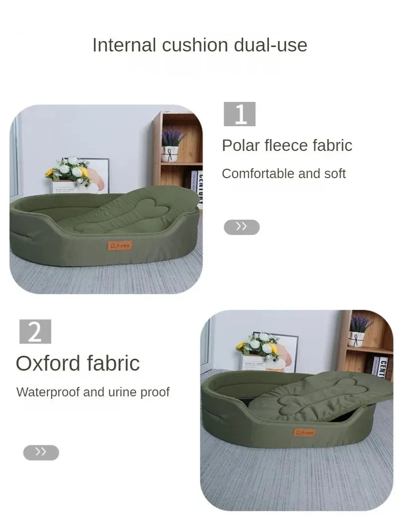 Luxury Washable Dog Bed – Cozy & Durable