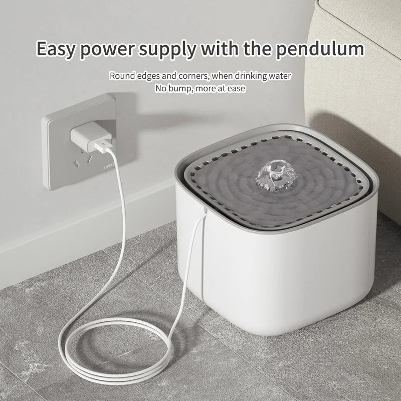 Cat Water Fountain – 3L Automatic Filtered Drinking Fountain