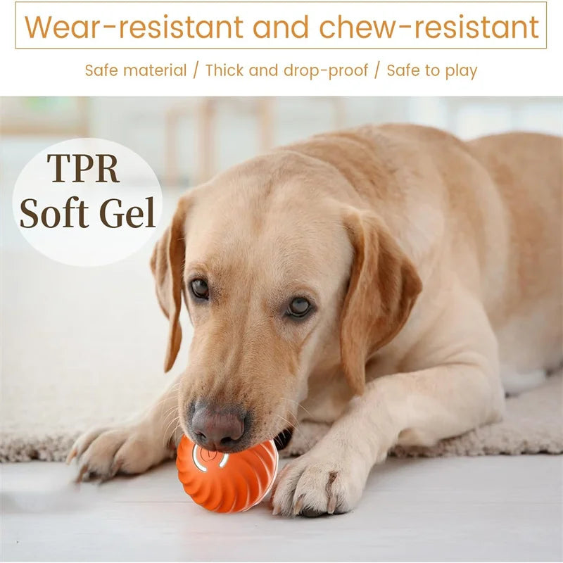Smart Dog Toy Ball – Interactive, Rechargeable & Fun for Pets