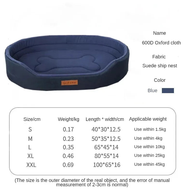 Luxury Washable Dog Bed – Cozy & Durable