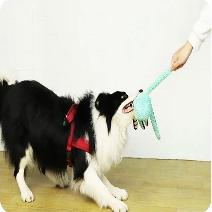 Dog Plush Octopus Toy – Squeaky, Durable & Fun Chew Toy for All Breeds