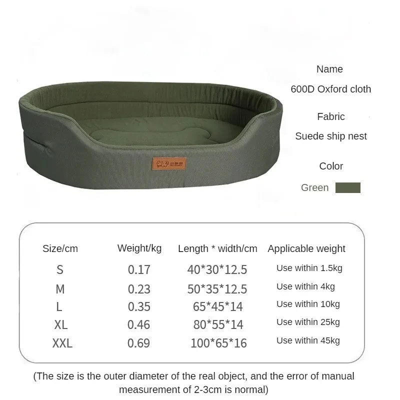 Luxury Washable Dog Bed – Cozy & Durable