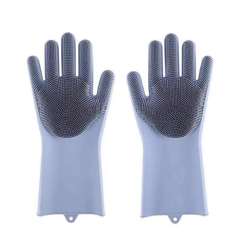 Pet Grooming & Bathing Glove – Silicone Deshedding Brush for Dogs & Cats