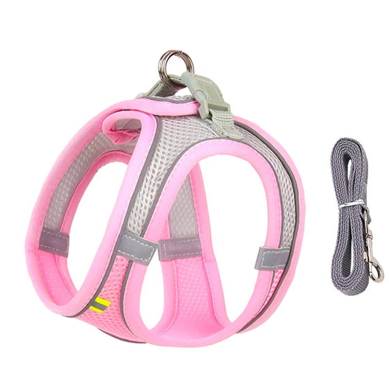 Dog Harness & Leash Set – Adjustable, Safe & Comfortable