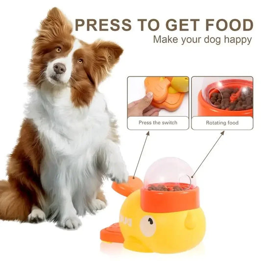 Interactive Dog Toy & Food Dispenser – 2-in-1 Duck Design