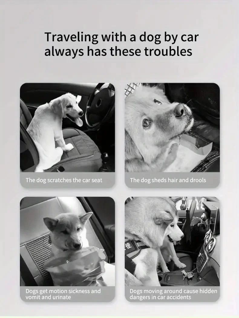 Dog Car Seat Cover – Waterproof, Scratch-Proof & Non-Slip Protector for Cars & SUVs