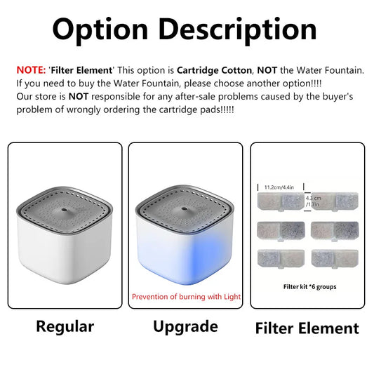 Cat Water Fountain – 3L Automatic Filtered Drinking Fountain